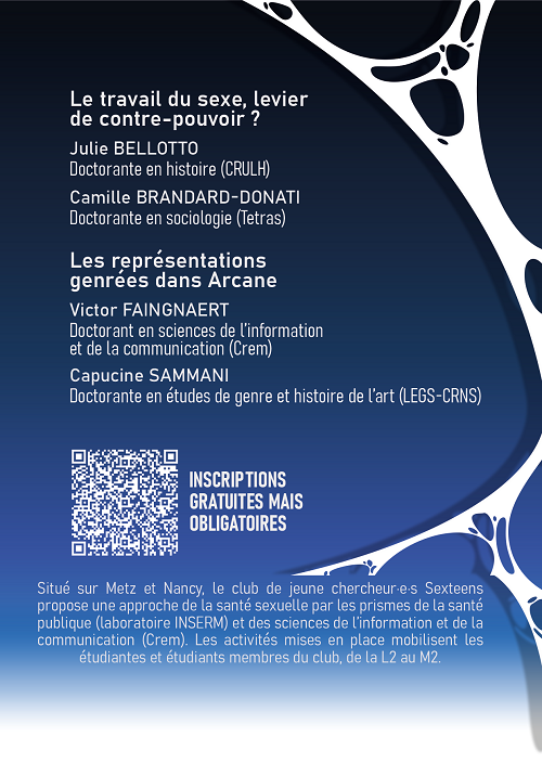 programme flyer de la manifestation