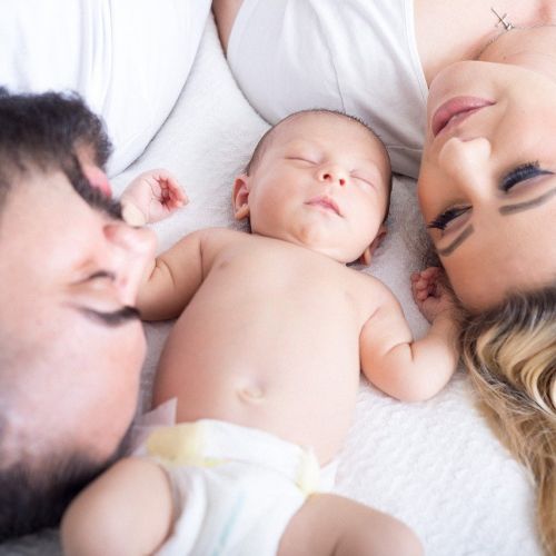 Famille avec un bébé