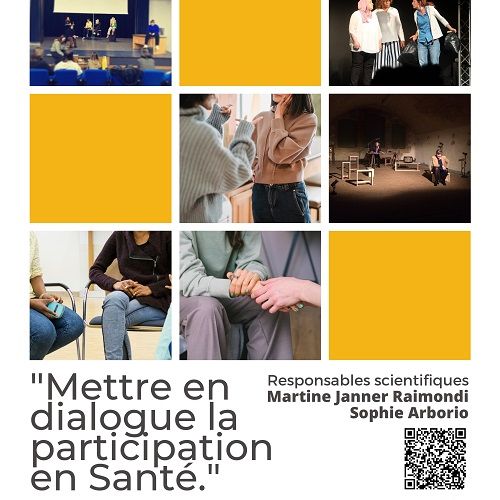 affiche de l'évènement Journée d'étude Mettre en dialogue la participation en Santé
