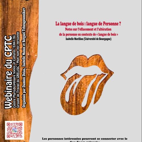 affiche du webinaire Mon Nom est Personne