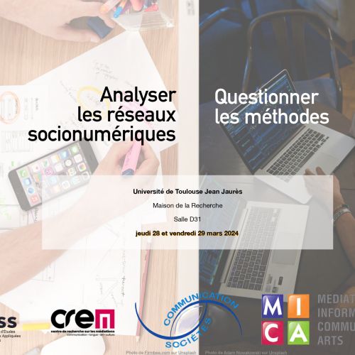 Colloque Analyser les réseaux socionumériques : questionner les méthodes