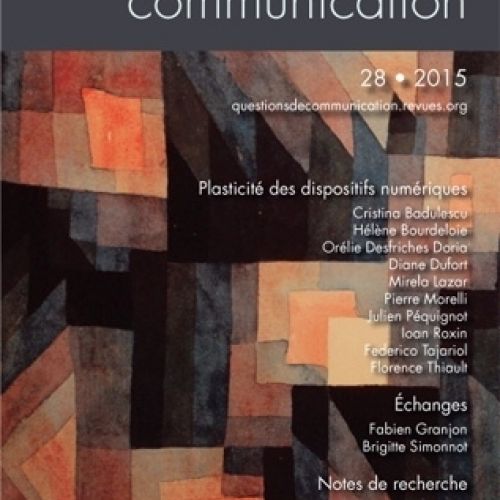 Couverture – Questions de communication 28