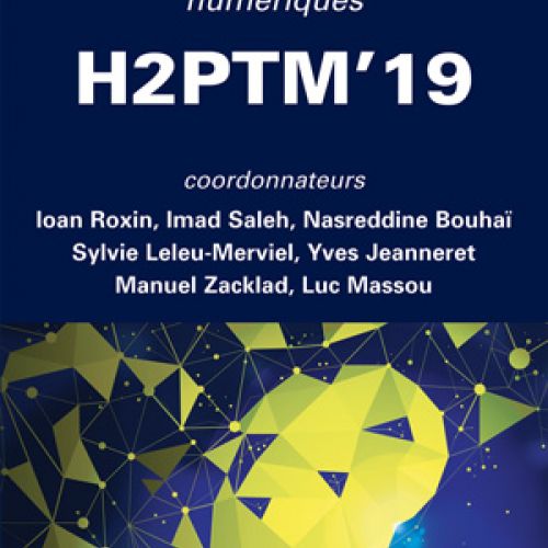 couverture bleue avec des formes géométriques jaunes