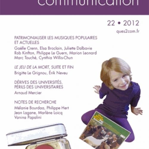 couverture : Questions de communication, 22.