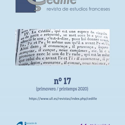 Couverture bleu ciel avec titre en haut. Il y a au milieu un image qui montre une page de livre