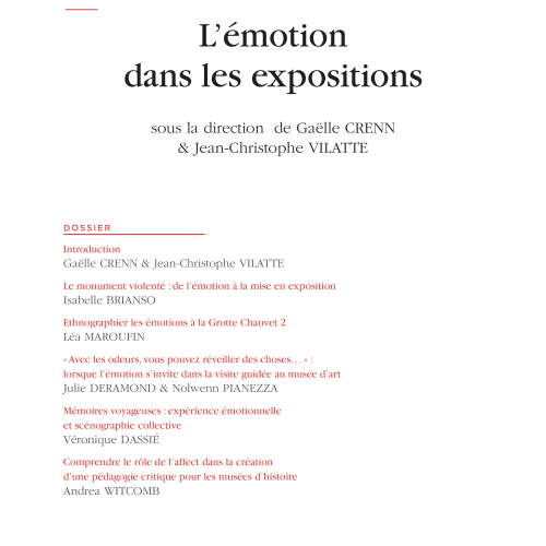 Le fond est blanc, le titre en noir et le sommaire du dossier en rouge
