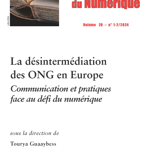 couverture de Les Cahiers du Numérique, 20 : « La désintermédiation des ONG en Europe »