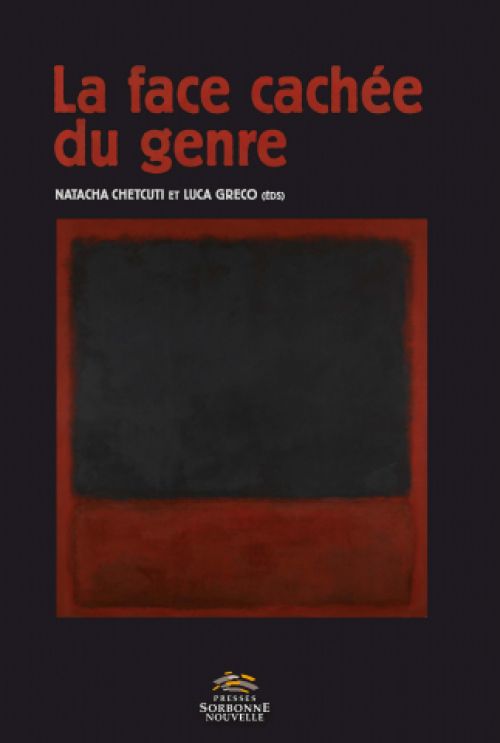La couverture est tout noir avec un encadrement de photographie Polaroïd en rouge foncé. Le titre est rouge foncé également