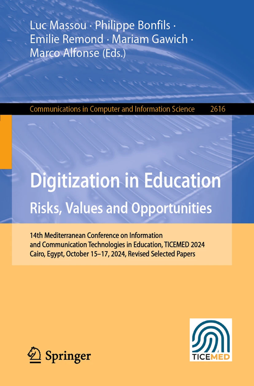 couverture de Digitization in Education Risks, Values and Opportunities (Ticemed 14)