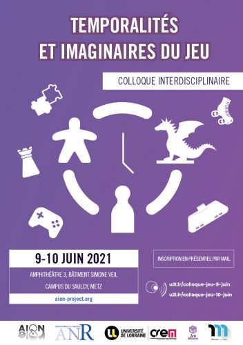 Affiche de l'évènement Temporalité et imaginaire du jeu